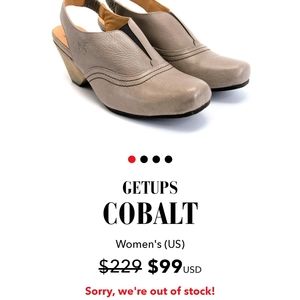 John Fluevog Getups Colbalt size 6.5